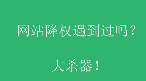 网站被降权后如何快速恢复（8个实用方法让你的网站重新获得排名）