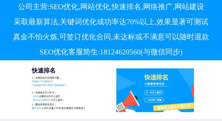 SEO技巧助你快速上首页（如何通过合理运用SEO技巧提高网站排名）