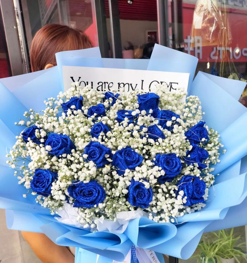 11朵蓝色妖姬的花语是什么？