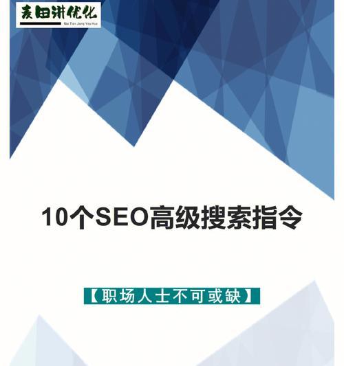 SEO查询指令都有哪些？如何正确使用它们提高网站排名？
