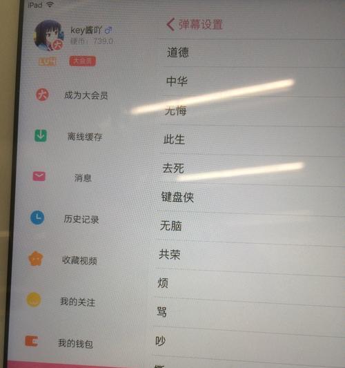 手机端B站如何屏蔽特定弹幕关键词？