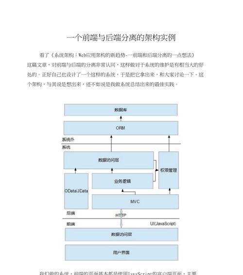 前后端分离网站怎么架构？架构设计有哪些要点？