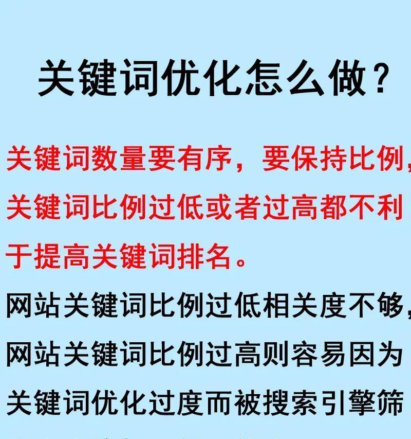 网站关键词怎么控制？如何优化关键词提高SEO效果？