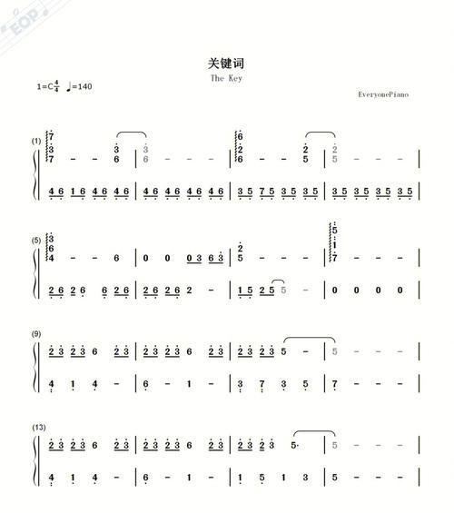网站关键词简谱怎么编写？常见问题有哪些？