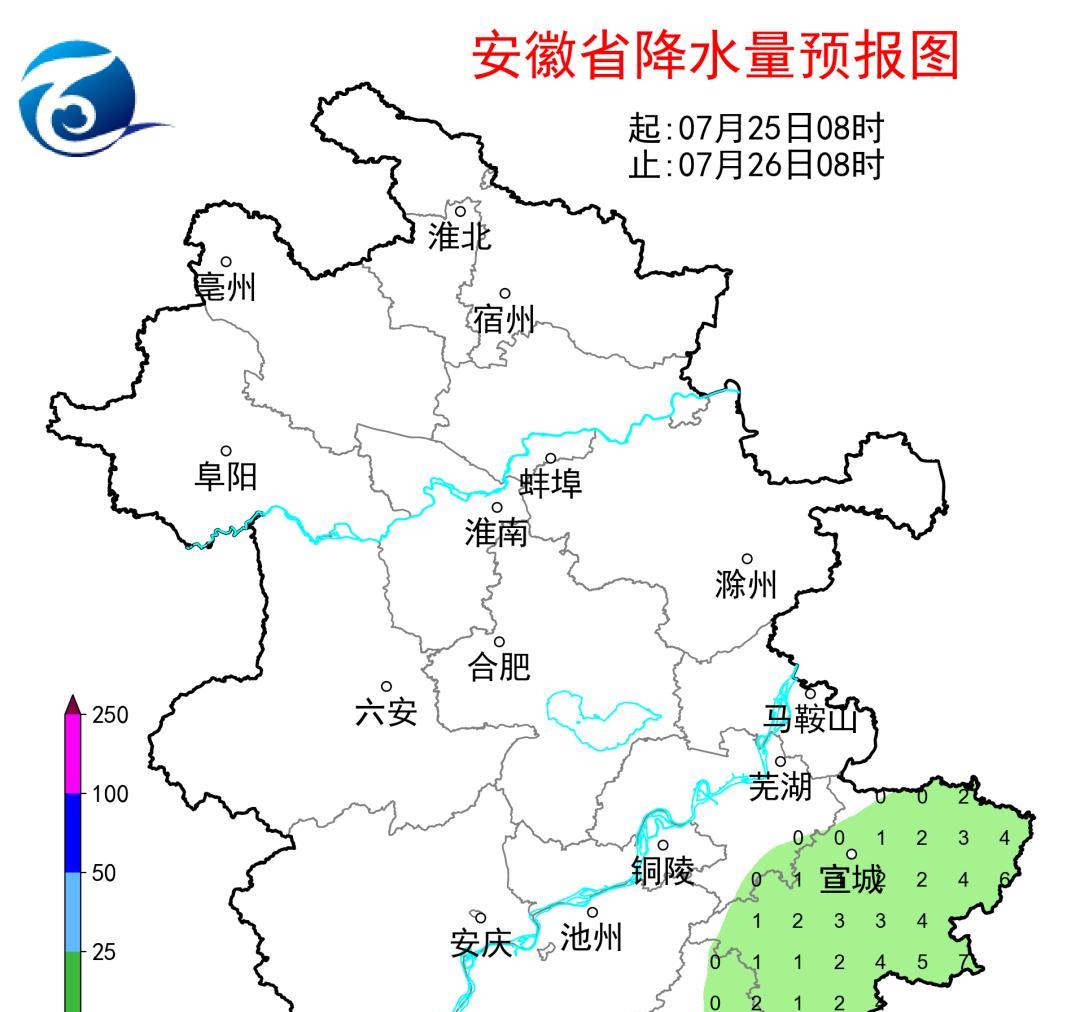 未来十天安徽大部分地区高温持续，26日后受台风外围影响多雷阵雨天气