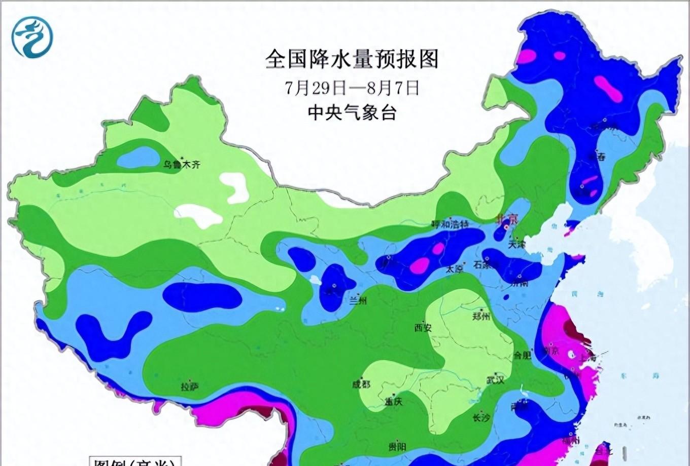 辽宁省！今天7月29号，新一轮降雨中心已定，暴雨大暴雨分布如下