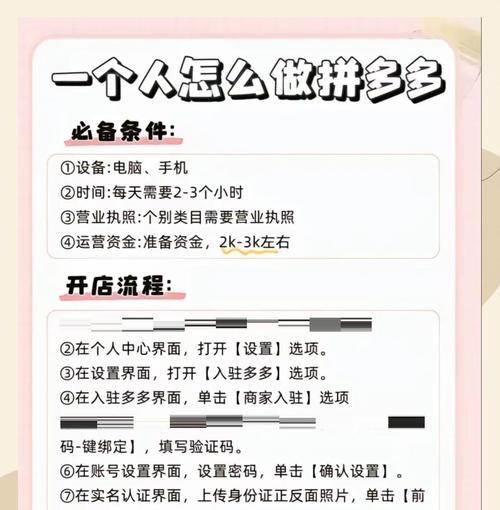 加入拼多多开店流程？需要准备什么？