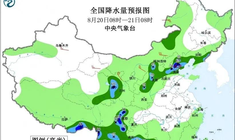 湖北！新一轮大雨暴雨已来到，具体分布如下！21号～23号天气预报